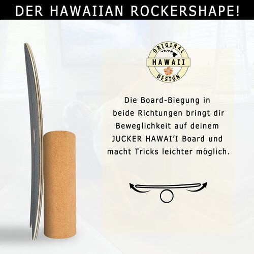 Balanceboard Ocean Rocker Black
