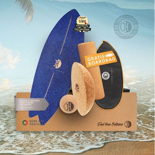 *Deal of the Year - Balance Board Set Ocean Rocker Blue*