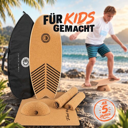 JUCKER HAWAII KEIKI WAVE &ndash; Kids Balance Board XXL Set