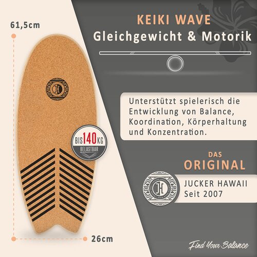 Balanceboard KEIKI WAVE | Kids XXL Set