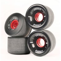 JUCKER HAWAII Longboard Skate Wheels FOAM BALLS 65mm 80A...