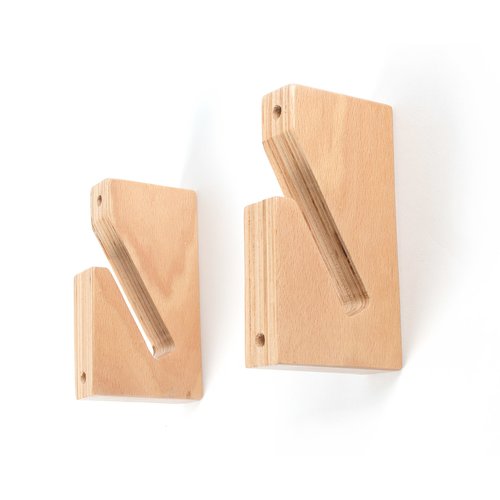 Longboard / Skateboard / Balanceboard / Snowboard / Wakeboard Wall Rack Set WOOD BLOCK