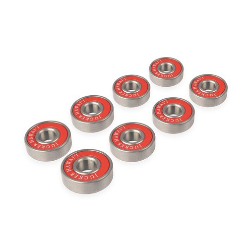 JUCKER HAWAII Longboard Skateboard Bearings ABEC 7 Red