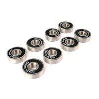 JUCKER HAWAII Longboard Bearings ABEC 9 Black